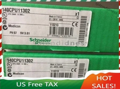1 PCS Schneider 140CPU11302 PLC Controller CPU Module 140CPU11302 New In Box - Image 1 of 4