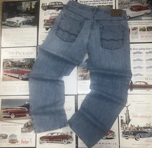 American Eagle Mens Low Loose Blue Denim Jeans Tag Size 34x32 - Picture 1 of 9
