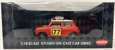 Kyosho Mini Cooper 1275 S Rally 1:18 Classic British Car 1/18 RED - Image 1 of 4
