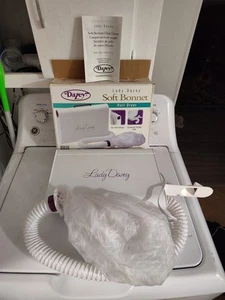 Clean Working Vintage Lady Dazey Soft Bonnet Hair Dryer Model 30001 W Box Manual - Picture 1 of 15