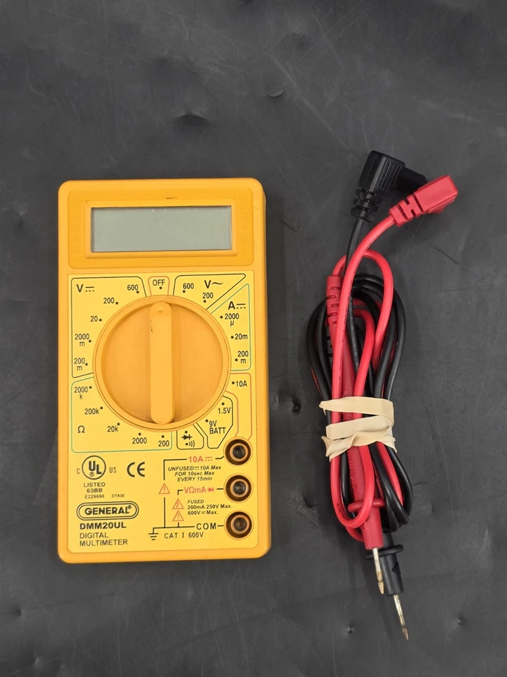 Multímetro digital General Electric DMM20UL - Imagem 1 de 4