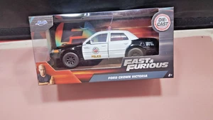 Fast & Furious Ford Crown Victoria Police Car Diecast 1:32 Scale Jada Toys New - Picture 1 of 3