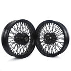 16"x3.5" Spoked Wheels Rim Hubs 72 Spokes for Harley Softail Fatboy Deluxe FLSTC