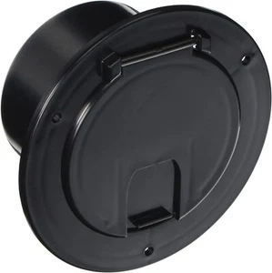 Escotilla de cable de alimentación American Motorhome RV, negro redondo B113 - Imagen 1 de 1