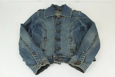 Women's Christopher Blue S Small Denim Jean Jacket - Image 1 of 4