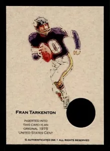 #NS0616 FRAN TARKENTON 1975 Coin Collector Oddball Card FREE SHIPPING - Picture 1 of 1