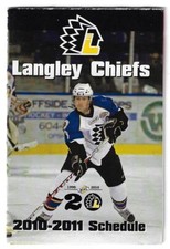 2010-11 Langley Chiefs BCHL Hockey Schedule !!! Special Events