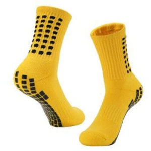1Pair Sport Socks Anti Slip W/Grip Soccer Men Football Basketball Sock Premium - Picture 1 of 17