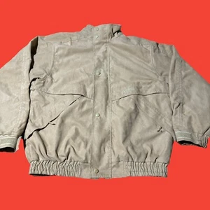 Outback Trading Company Brown Beige Size Large Zip Up Button Jacket Outdoors - Picture 1 of 16