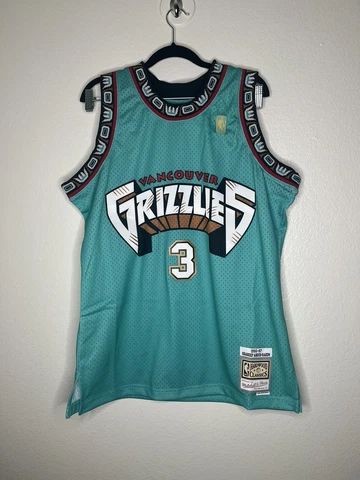 Mitchell & Ness Swingman 90s Grizzlies Jersey Shareef Abdur-Rahim NBA Size Large Cover