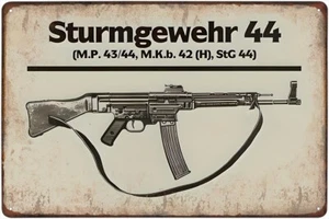 Metal sign - Sturmgewehr 44 (period advertising) - Bild 1 von 3