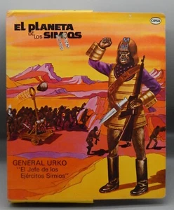 1974 Mego Planet of the Apes General Urko CIPSA México VARIANTE Sellado Sin usar y en caja ¡Sin usar! - Imagen 1 de 10