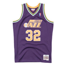 Utah Jazz Karl Malone Mitchell Ness 1991-92 Hardwood Classic Purple NBA Jersey