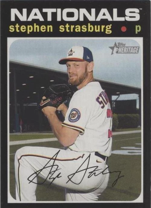 2020 Topps Heritage High Number - Stephen Strasburg #558