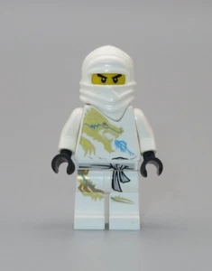LEGO Zane DX Ninjago minifigure White Ninja 2260 2171 dragon torso - Picture 1 of 3
