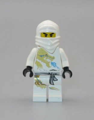 LEGO Zane DX Ninjago minifigura Ninja Blanco 2260 2171 torso de dragón Foto 1 de 3