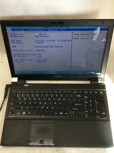 TOSHIBA TECRA R850-S8522 - BOOTS TO BIOS - INTEL I5 2520M - NO RAM -READ DESC-BB - Picture 1 of 8