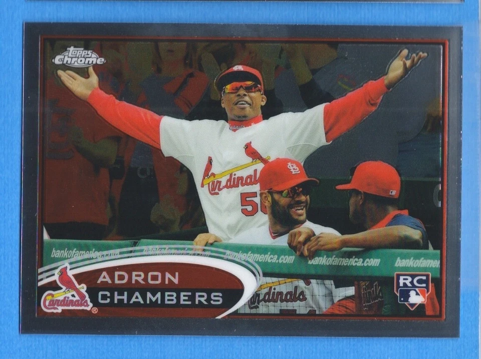 2012 Topps Chrome #153 Adron Chambers Cardinals - Image 1 of 1