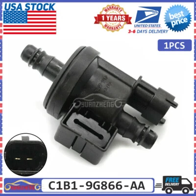 Electroválvula de purga de combustible para Ford Fiesta Focus 2012-17 EE. UU. C1B1-9G866-AA nueva  Foto 1 de 4