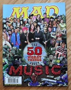 United States Mad Magazine; August, 2002; #420; The 50 Worst Things About Music - Imagen 1 de 5