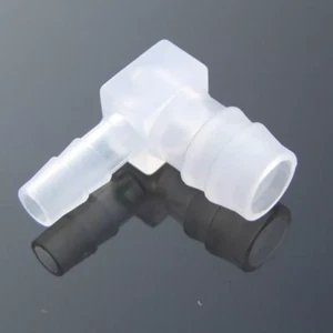 90 Degree Elbow Plastic Barbed Joiner Reducer Connector Pipe Hose Air Fuel Water - Picture 1 of 7