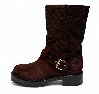 Auténticas botas de nieve de gamuza Louis Vuitton EU34.5 Foto 1 de 4