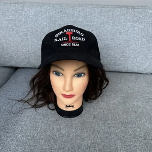 Gorra Strasburg Rail Road gorra con tirantes negra algodón KC gorras - Imagen 1 de 8
