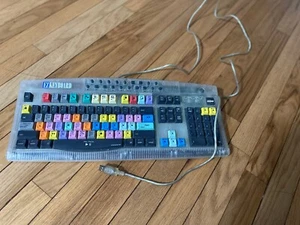 Keyboard Macally USB Multi Media for Macintosh EZ Keyboard Imediakey Clear - Picture 1 of 9
