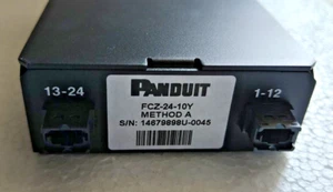 Panduit FCZ-24-10Y OM4 QuickNet™ twelve LC duplex adapters to two male MTP - Picture 1 of 5