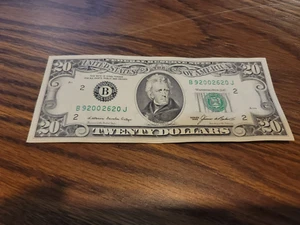 1985 AU $20 Twenty Dollar Bill Federal Reserve Note **READ DESCRIPTION** - Picture 1 of 20