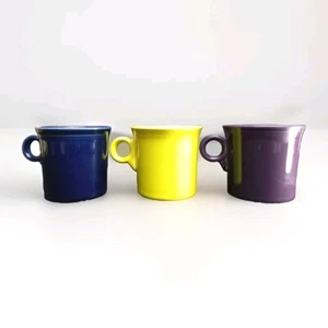 Lot 3 of FIESTA WARE Coffee Mugs Ring Handle Homer Laughlin HLC USA - Picture 1 of 5