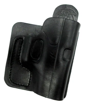 CEBECI Black Leather RH Back Pocket Wallet Holster for SPRINGFIELD HELLCAT - Image 1 of 4