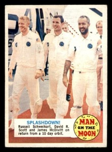 1969 Topps Man on the Moon #49B Splashdown! VG *d6