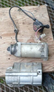 1978  Yamaha XS1100   Starter Motor  Starter Relay and Starter Cover - Picture 1 of 3