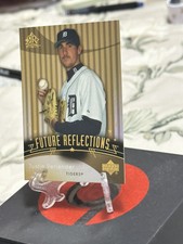 2005 Upper Deck Reflections Justin Verlander RC Future Reflections. Mint