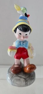 Disney's PINOCCHIO & JIMINY CRICKET "Off to School!" Ceramic Figurine - Picture 1 of 4