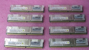 Lot of 8 HP 398708-071 2RX4 PC2-5300F DL580 G5 8 X 4GB Memory 32GB M395T5160QZ4 - Picture 1 of 4