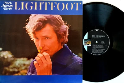 Gordon Lightfoot-Back Here On Earth Vinyl LP Sunset Records Australia L-15191 - Image 1 of 3