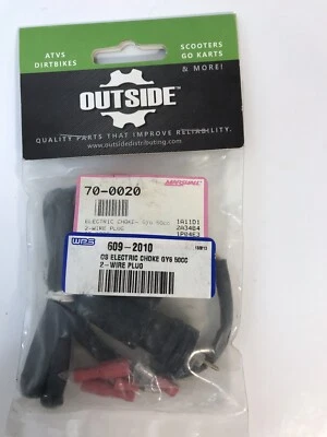 Outside GY6 Electric Choke 50CC 2-Wire Part PART# 03-0200 NEW - Image 1 of 3