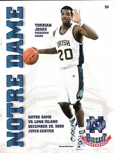 2000 LONG ISLAND AT NOTRE DAME BASKETBALL PROGRAM - Imagen 1 de 1