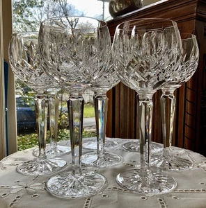 Waterford Irish Crystal Lismore 7 3/8" Hock Weingläser (10) Original Irland - Bild 1 von 8