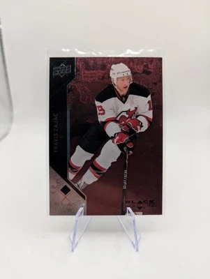 2011-12 Upper Deck Black Diamond Ruby /100 Travis Zajac #14 - Image 1 of 2