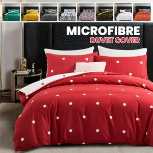Printed Duvet Set Quilt Cover Single Double King Super king Size Bedding Bed Set - Picture 1 of 92
