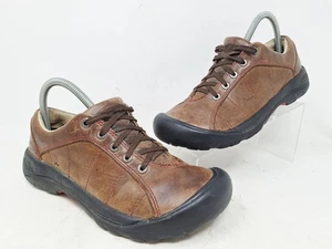 Keen Presidio Damenschuhe braune bequeme Leder-Sneaker Größe 8 - Bild 1 von 9