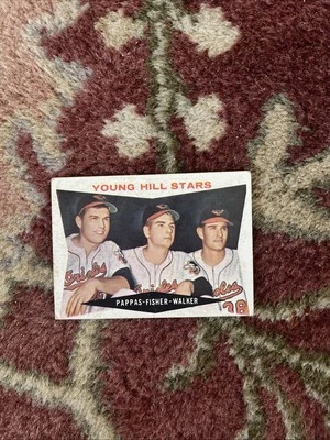 1960 Topps - Milt Pappas, Jerry Walker, Jack Fisher #399 White Back (RC) - Image 1 of 2