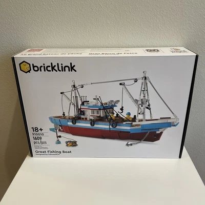 Lego Bricklink Designer Program Great Fishing Boat 910010 New Sealed - Image 1 of 4