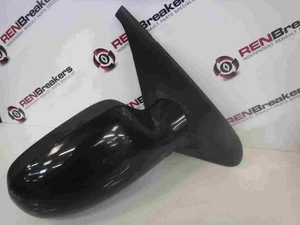 Renault Clio MK2 2001-2006 Drivers OSF Front Wing Mirror Black 676 - Picture 1 of 2