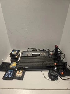Atari 2600 CX2600A 4 Vader Konsole OEM Netzteil 3 Joysticks 8 Spiele - Bild 1 von 5