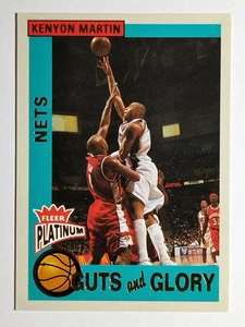 2002-03 Fleer Platinum Guts and Glory #5GG Kenyon Martin - Picture 1 of 2
