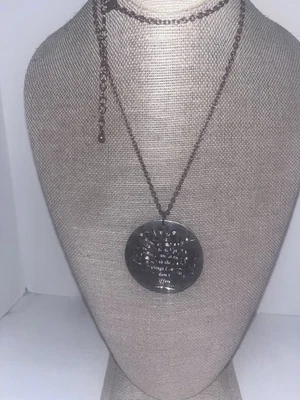 Lote E Colar de Oração Tree of Life Serenity 29” Cobre e Prata - Imagem 1 de 4